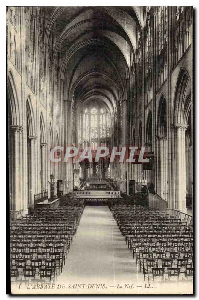 A ABBEY DE SAINT-DENIS — A Nef — LL - Frente
