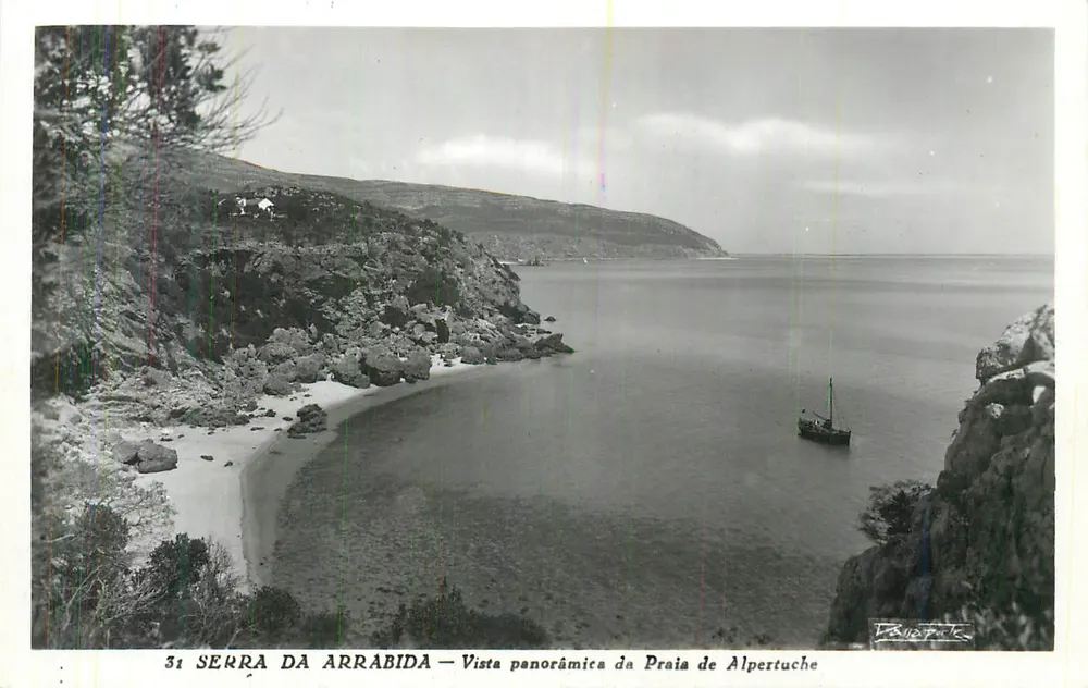 Serra da Arrabida — Vista panorâmica da Praia de Alpertuche — editor LOTY, n° 31 - Frente