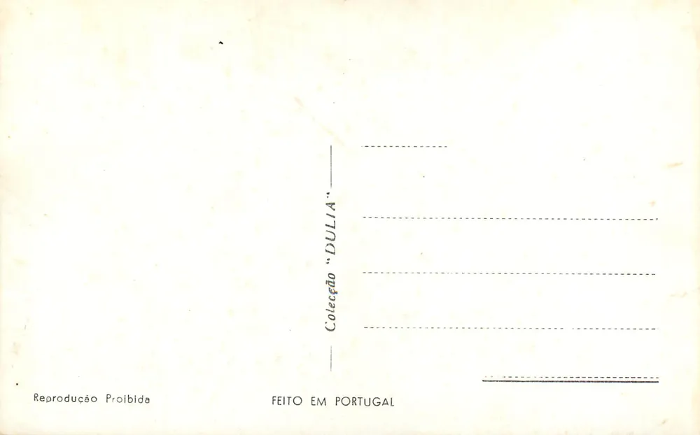 Coimbra — Ruínas do Convento de S. Clara-a-Velha — série 663 - Verso