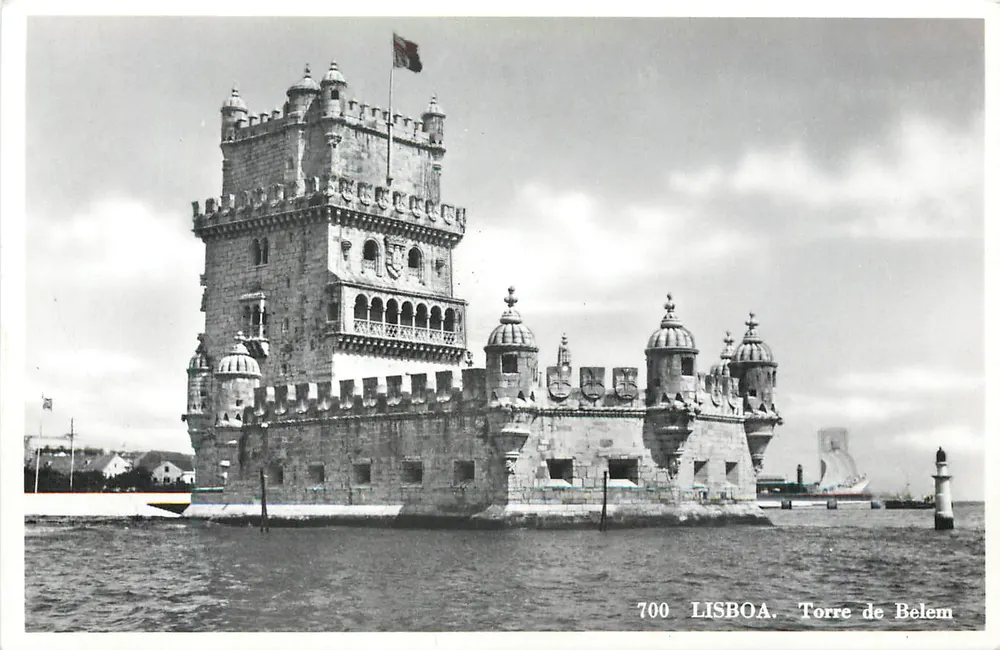 Torre de Belém — Lisboa — Edição TORRES, n° 700 - Frente