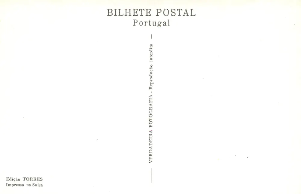 Torre de Belém — Lisboa — Edição TORRES, n° 700 - Verso