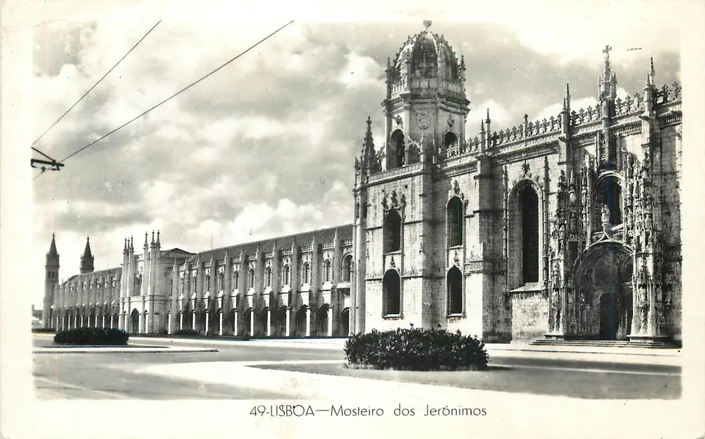 Lisbonne — Mosteiro dos Jerónimos — editor DULLIA, n° 49 - Frente