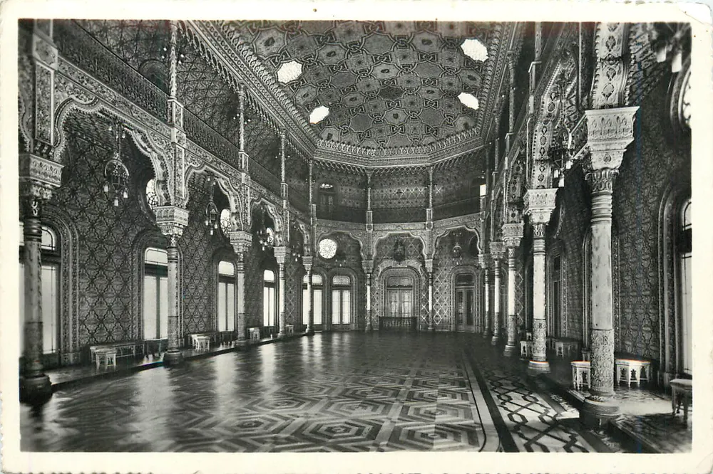 Porto - Palácio da Bolsa - Salão Árabe — Bilhete Postal Turístico n°11, éd. Santo - Frente