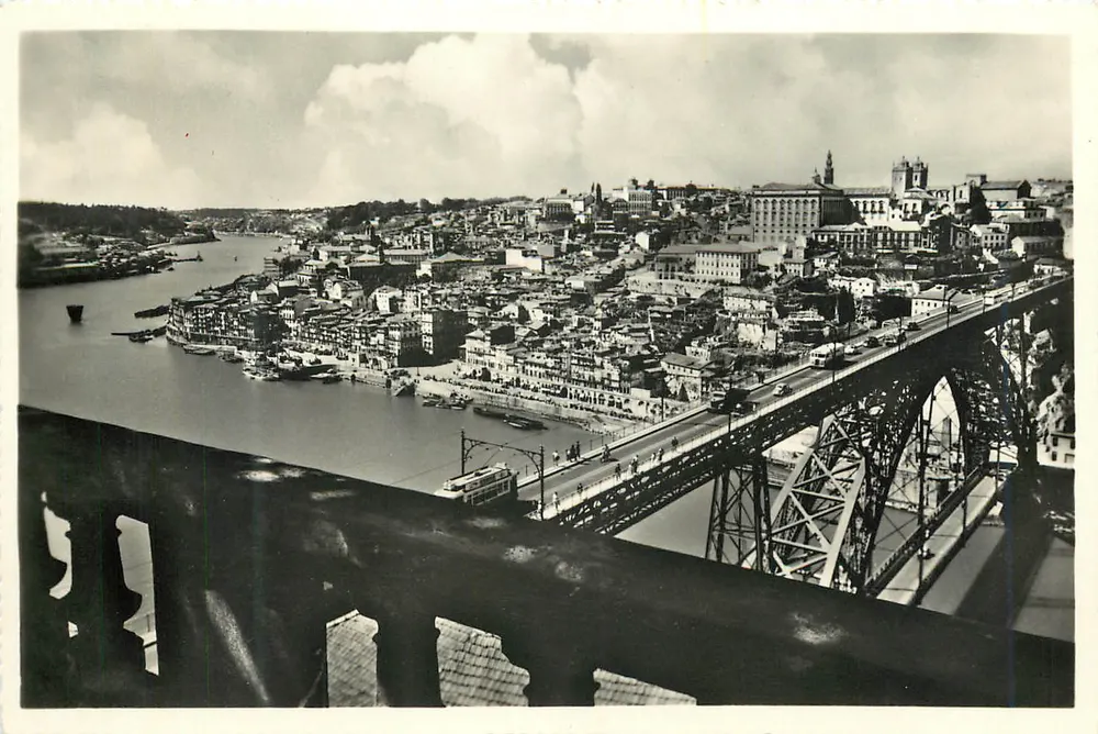 Porto - Ponte D. Luiz I et Vue Partielle — Éditions Salios, Bilhete Postal Turístico - Recto