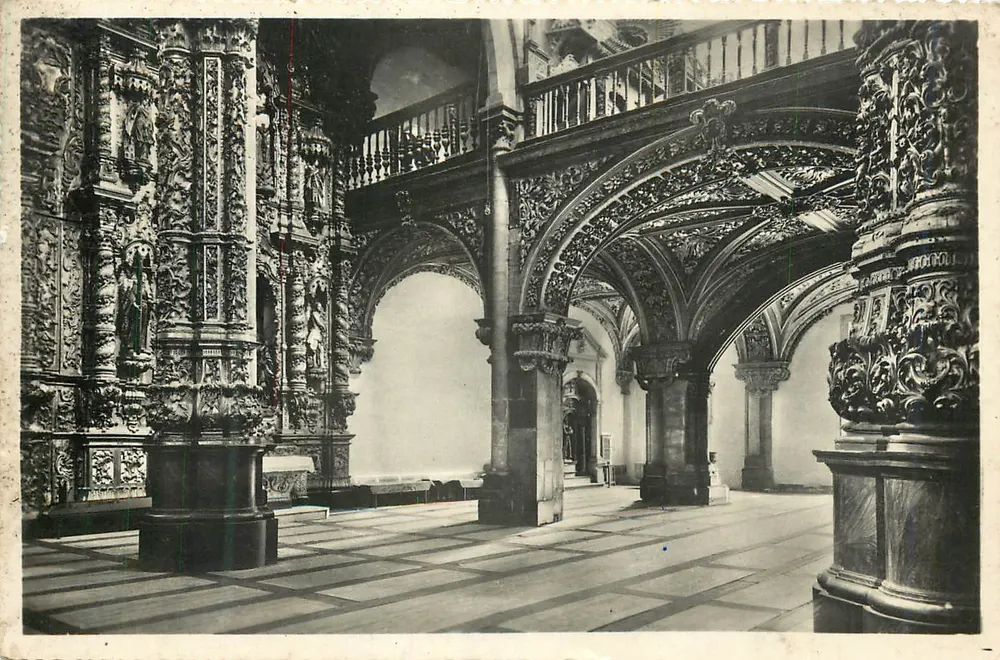 Porto — Kirche Saint-François — Innenansicht — Nationaldenkmal — Verlag Santo Vistas, Nr. 150 - Vorderseite