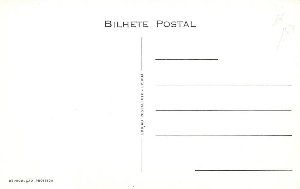 SINTRA — Castelo dos Mouros — Editor Bilhete Postal - Verso