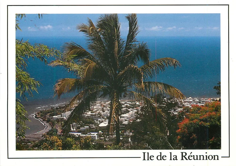 Saint-Denis vu de la montagne — Ile de la Réunion — Éditions Clin D'œil - Recto