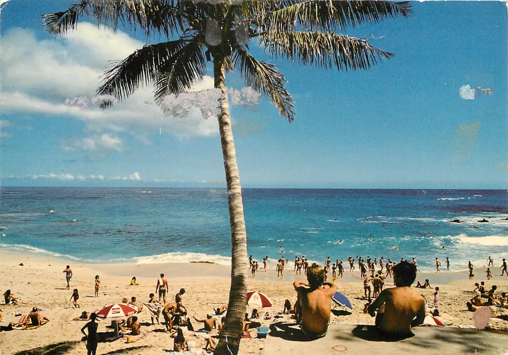 La Plage — Ile de La Réunion — Éditeur EDDIF International - Frente