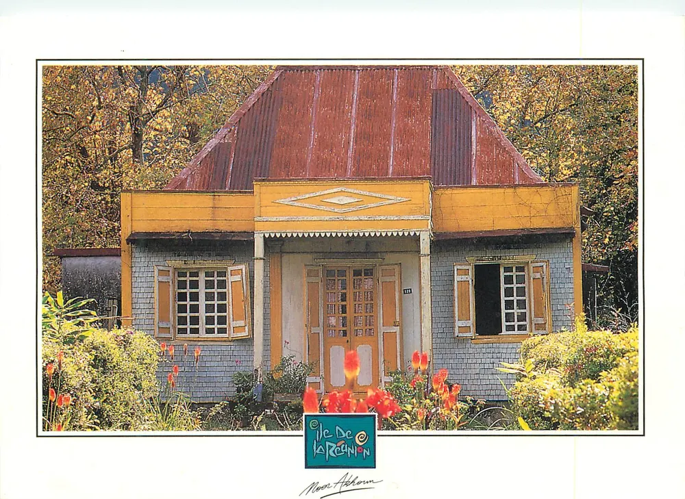 Maison à Saint-Gilles-les-Hauts — Île de La Réunion — Éditions Noor Akhoun, n°2207 - Recto