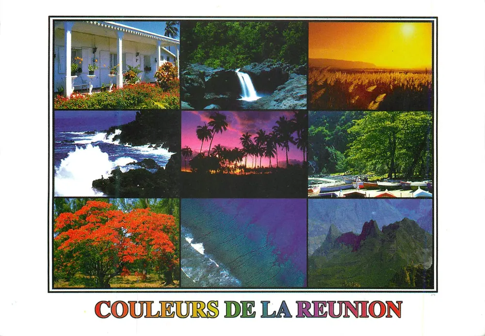 Cores de La Réunion — Éditions Agédès, n°545 - Frente