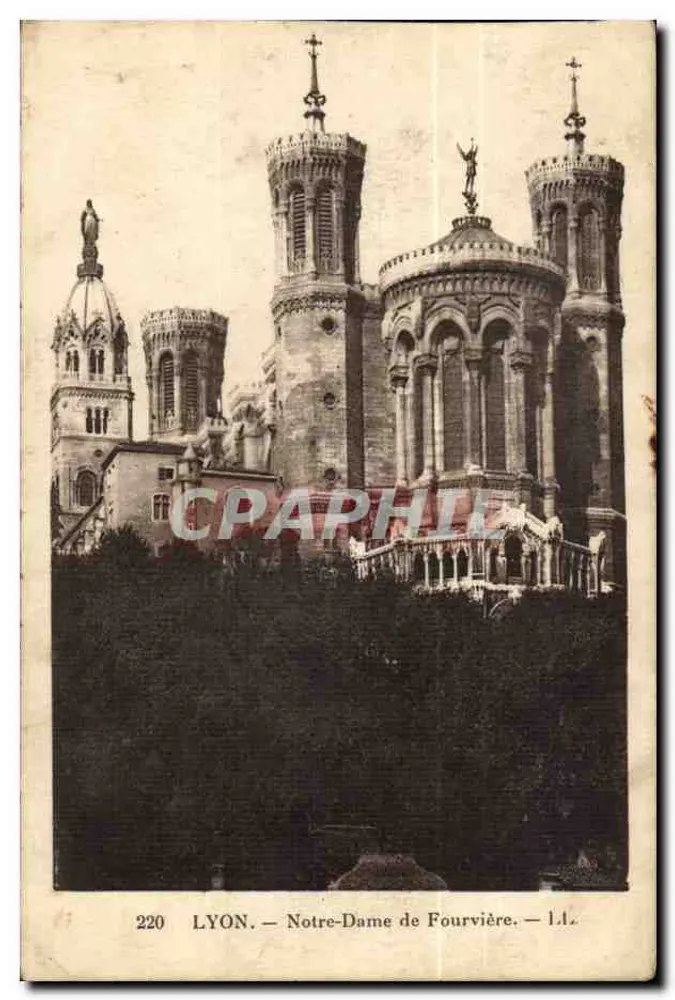LYON — Notre-Dame de Fourvière — I.A. — n° 220 - Frente