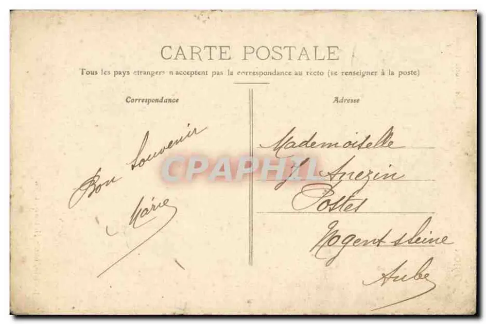 Dijon — Igreja de Nossa Senhora — J. Géria, edição 7 pl. Darcy, Dijon - Verso