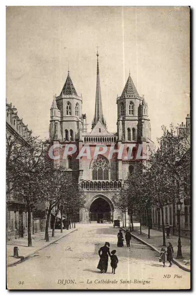 Dijon — A Catedral Saint-Bénigne — ND Phot - Frente