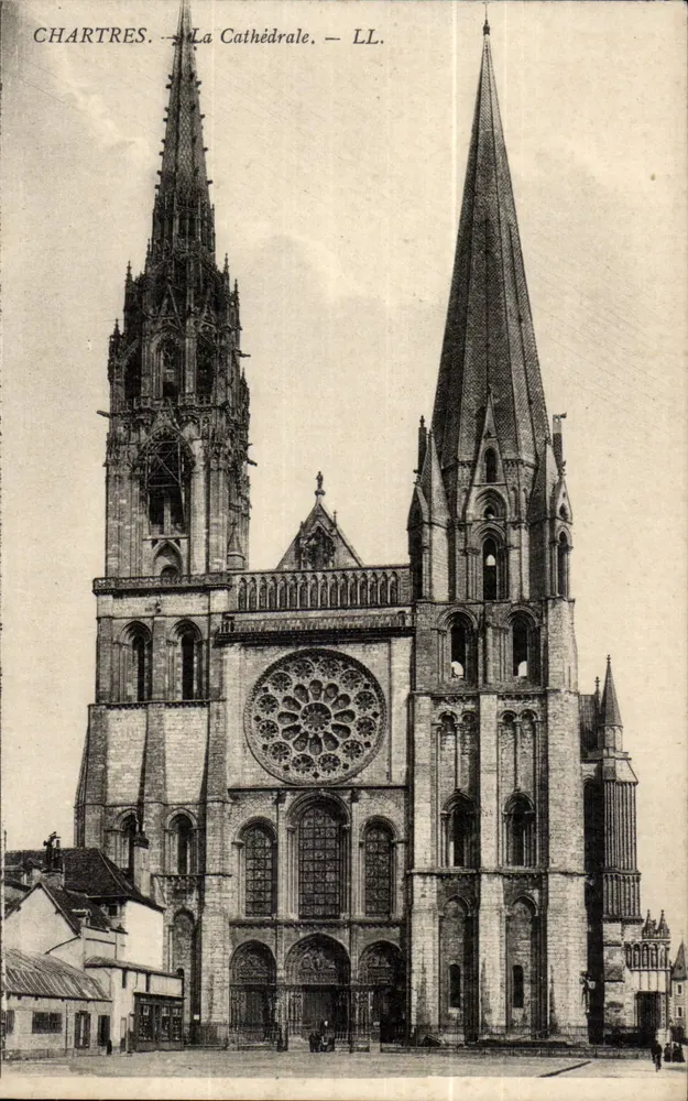 Chartres — A Catedral — LL. - Frente