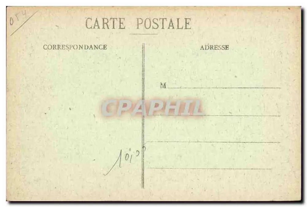 NANCY - Die Kathedrale, Blick vom Rathaus — Imprimerie Nancéenne de Nancy, Nr. 39 - Rückseite