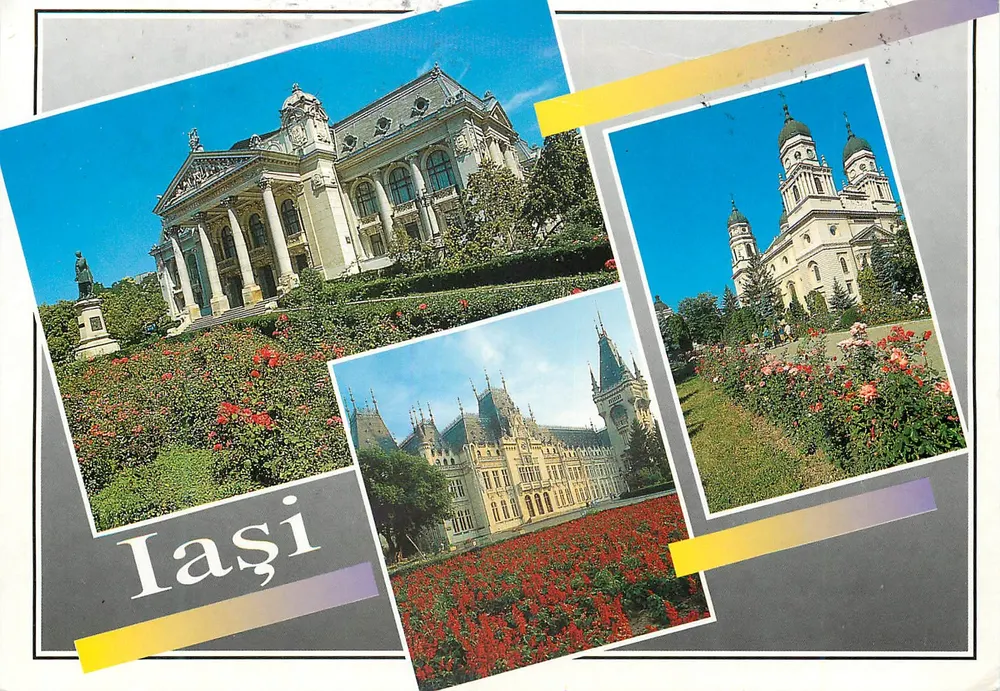 Iași — Schloss und Kathedrale — Verlag Piod Imp. S.R.L. - Vorderseite