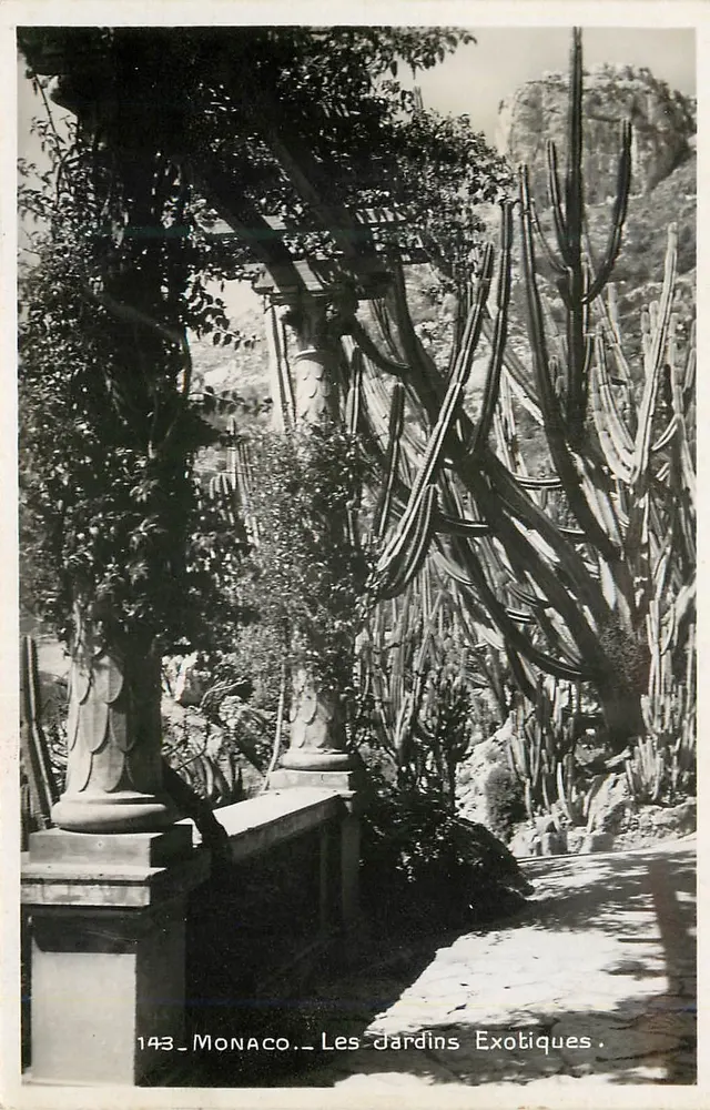 Mônaco — Jardins Exóticos — Edição La Cie CNT - Frente