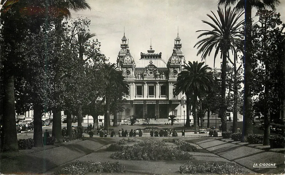 O Casino de Monte-Carlo — Vista do prédio principal — IA CIGOGNE - Frente