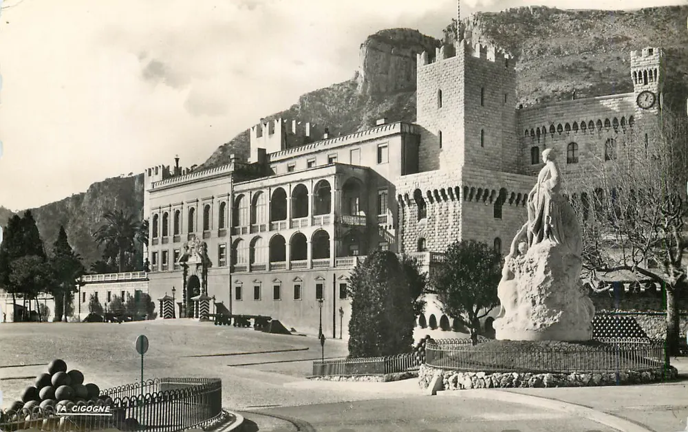 Palácio do Príncipe — Mônaco — A. Leconte, Impresso em Paris - Frente