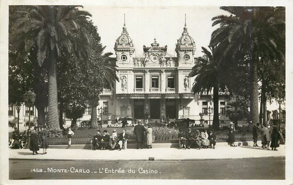 Monte-Carlo — Entrance to the Casino — Edinoh Edition, No. 458 - Front