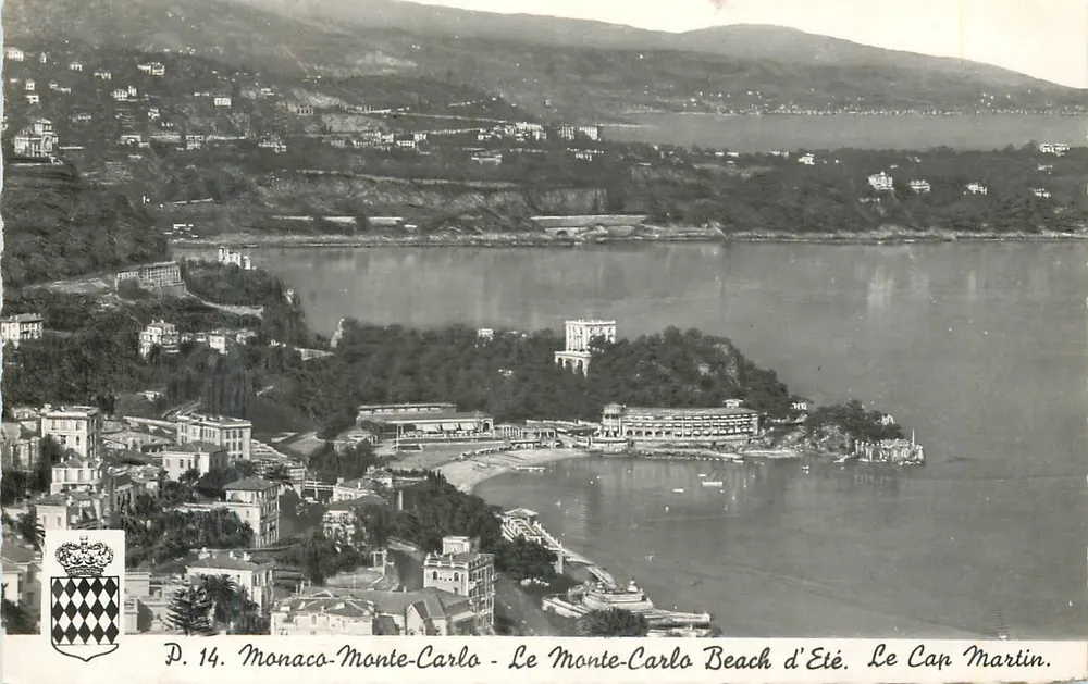 Monaco-Monte-Carlo - Le Monte-Carlo Beach d'Été. Le Cap Martin. - P. 14. Éditeur non visible - Recto
