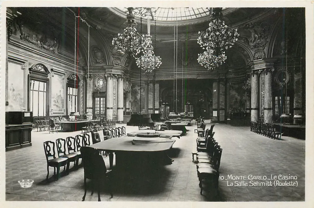 Monte-Carlo - Le Casino - La Salle Schmitt (Roulette) - Recto