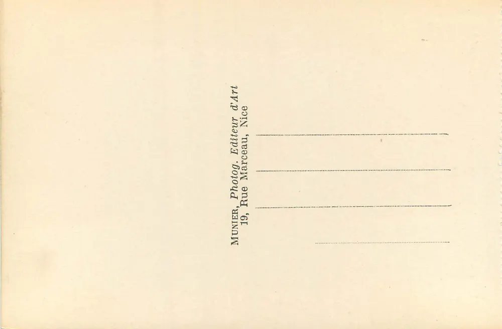 Salle Touzet (Treize et Quarante) — Le Casino — Monte-Carlo - Verso