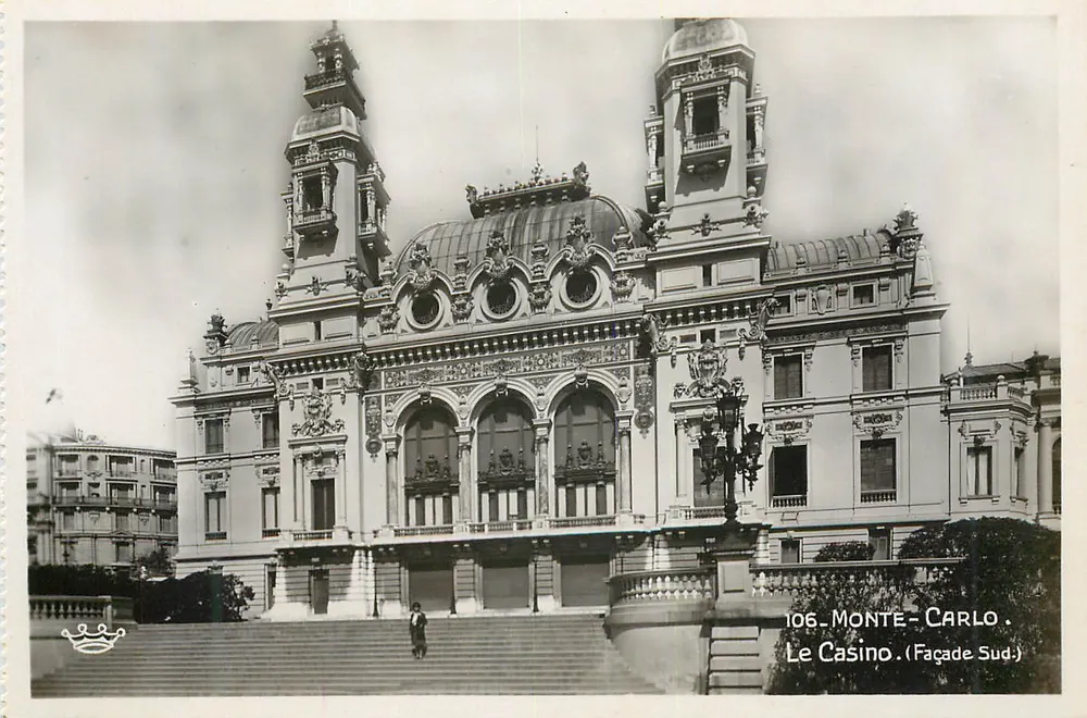 O Casino — Fachada Sul — Munier, Fotógrafo. Editor de Arte, Nice - Frente