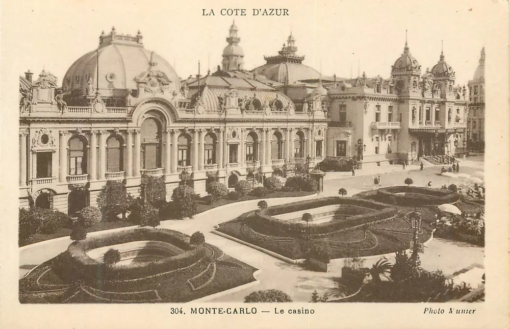 Monte-Carlo — O cassino — Foto Munier - Frente