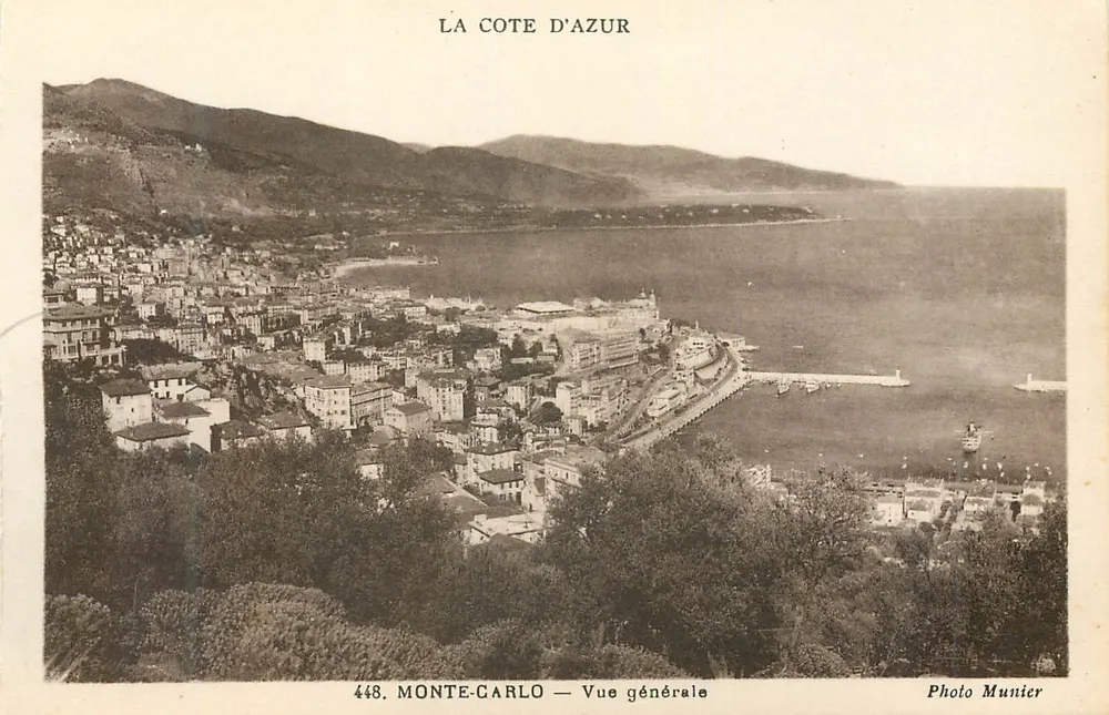 Monte-Carlo — Vista geral — Foto Munier, n° 448 - Frente