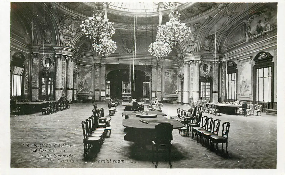 Monte Carlo — El Casino — Sala Schmidt — LL - Anverso