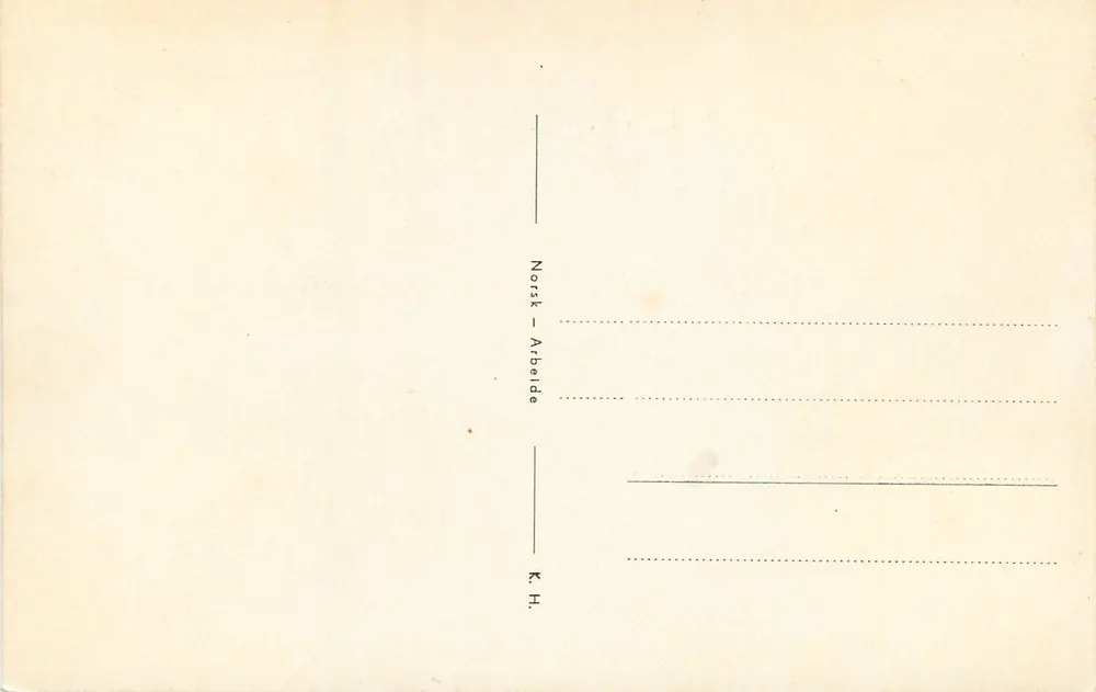 Banhistas e banhistas em « Katten » no Oslofjord — Enerett S. Gran, n° 7193 - Verso