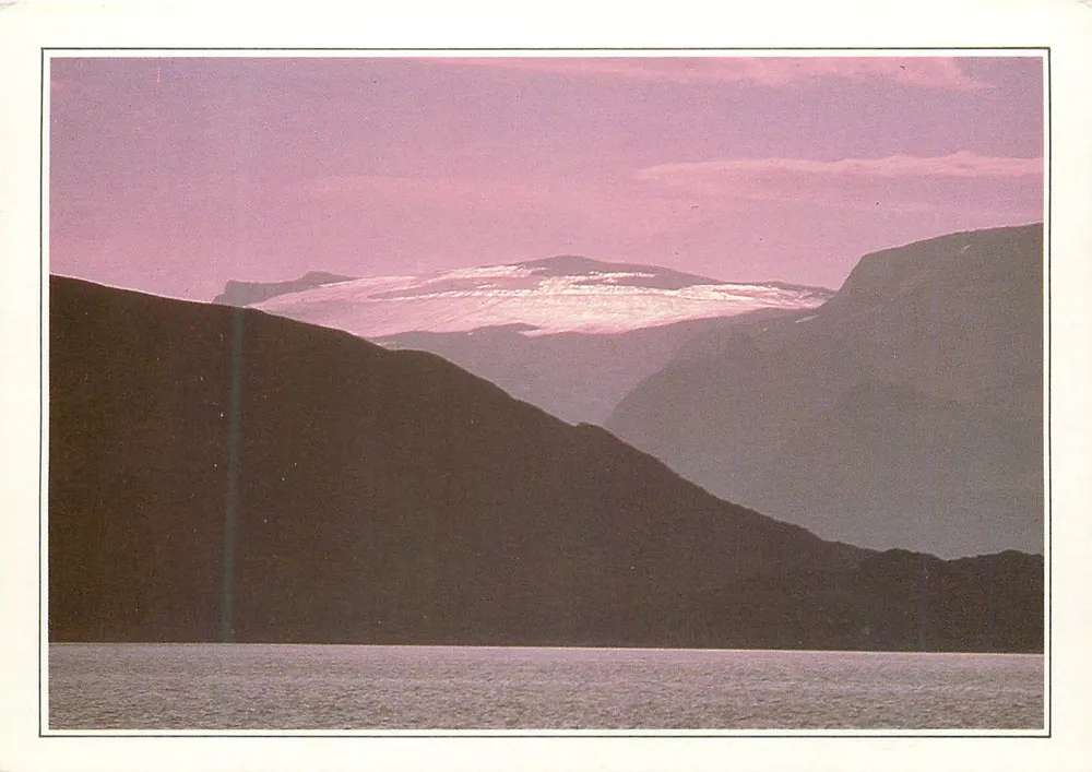 Norwega. Lodowiec polarny. — Kvaenangen. Oksfjordjokulen — Wydawca Patrick de Wilde Service S.A. nr I-C1 - Awers
