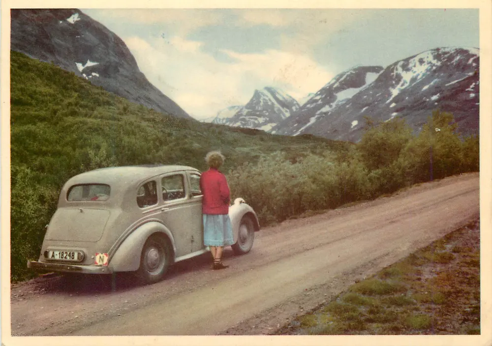 Norvège, Sognefjellveien — Ruten Elveseter — Turisthotell-Leirvassbu-Jotunheimen — éditeur Mittet, n° 139/025-194 - Recto