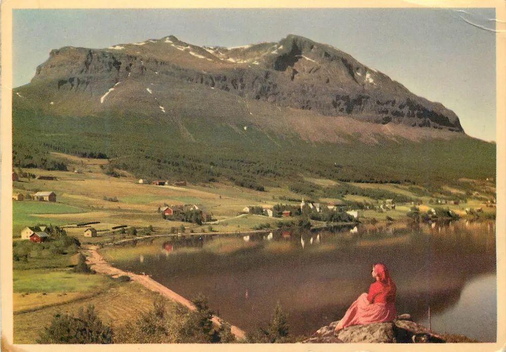 Vang in Valdres, zum Grindafjell — 1724 m. über NN — Normanns Kunstforlag N. 599 - Vorderseite