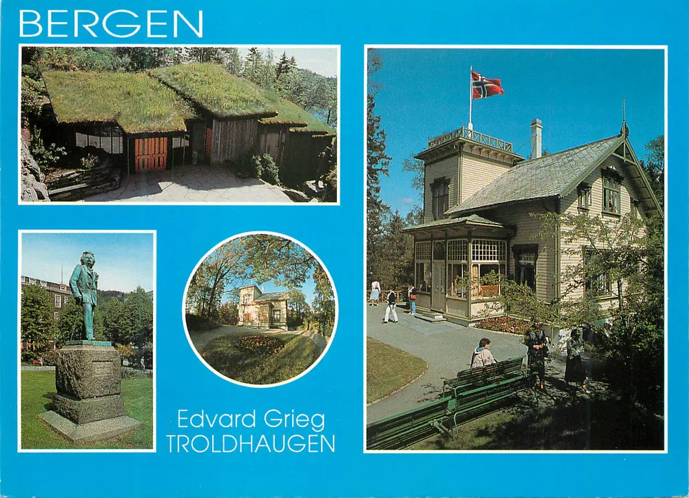 Bergen — Edvard Grieg Troldhaugen — Bergen Grafisk AS - Front