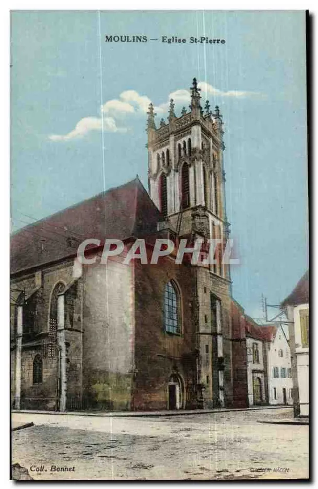 Moulin - Igreja de São Pedro — Coll. Bonnet - Frente