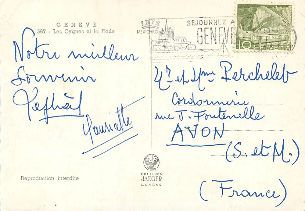 Os Cisnes e a Baía — GENEVE — Edições Jaeger - Verso