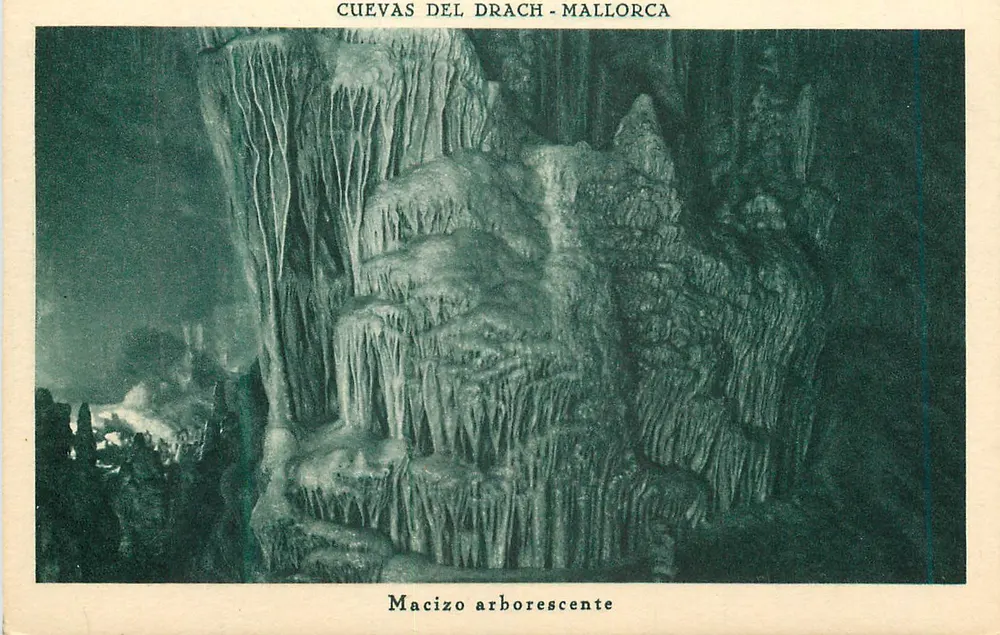 Cuevas del Drach - Mallorca — Tree-covered mass — Huecograbad, Numbrú, Barcelona - Front