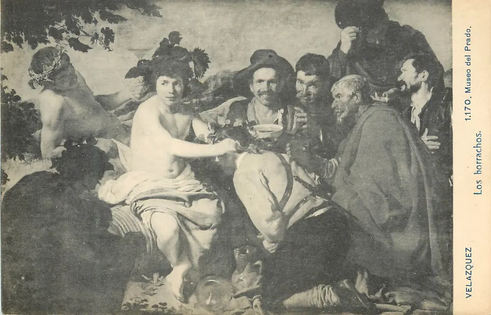 Os Borrachos — Velázquez — Museu do Prado - Frente