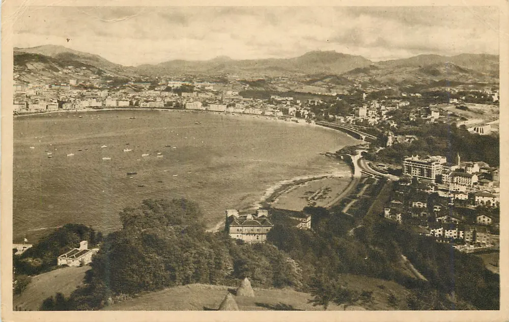 San Sebastián — Aussicht vom Monte Igueldo — Foto Galarza, n°44 - Vorderseite