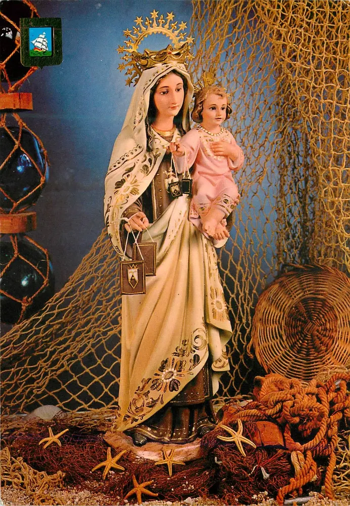 Nuestra Señora del Carmen — Patrona de la Marina — Dominguez - Madrid - Anverso