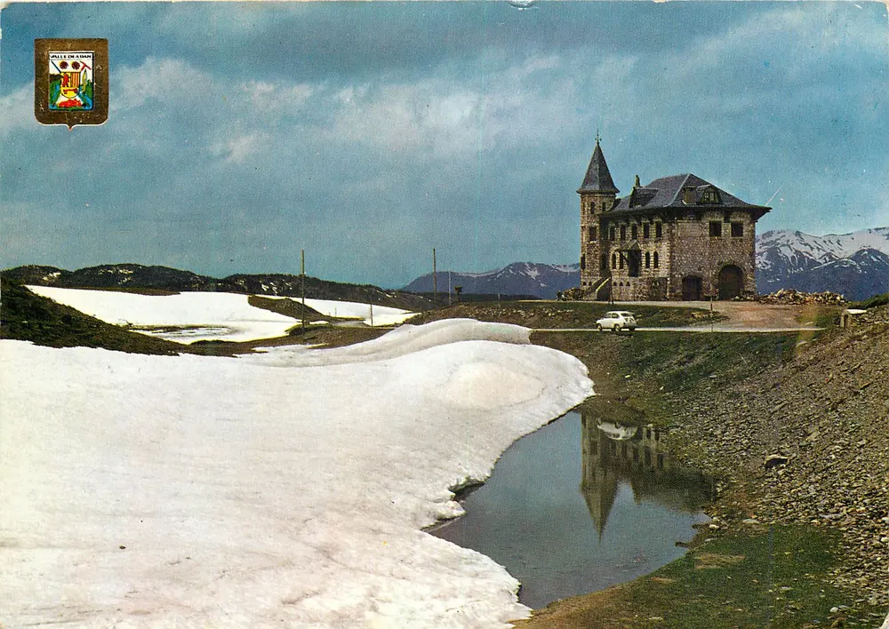 Lleida en Alpàs — Schloss am Rand eines gefrorenen Sees — Verlag Comercial Escudo de Oro, Nr. 960 - Vorderseite