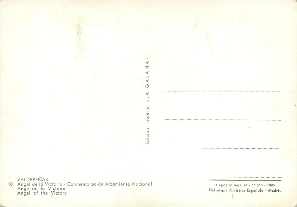 Angelo della Victoria — Commemorazione Sollevamento Nazionale — Libreria «LA GALANA» - Verso