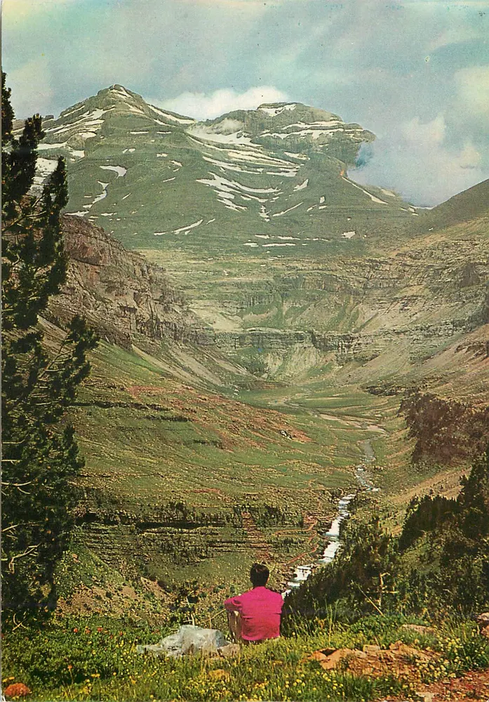 Pirineo Aragonés - Huesca — Rio Arazas und Monte Perdido 3.355 m. — Éditions Complex, Jaca, N° 12 Ordesa - Vorderseite