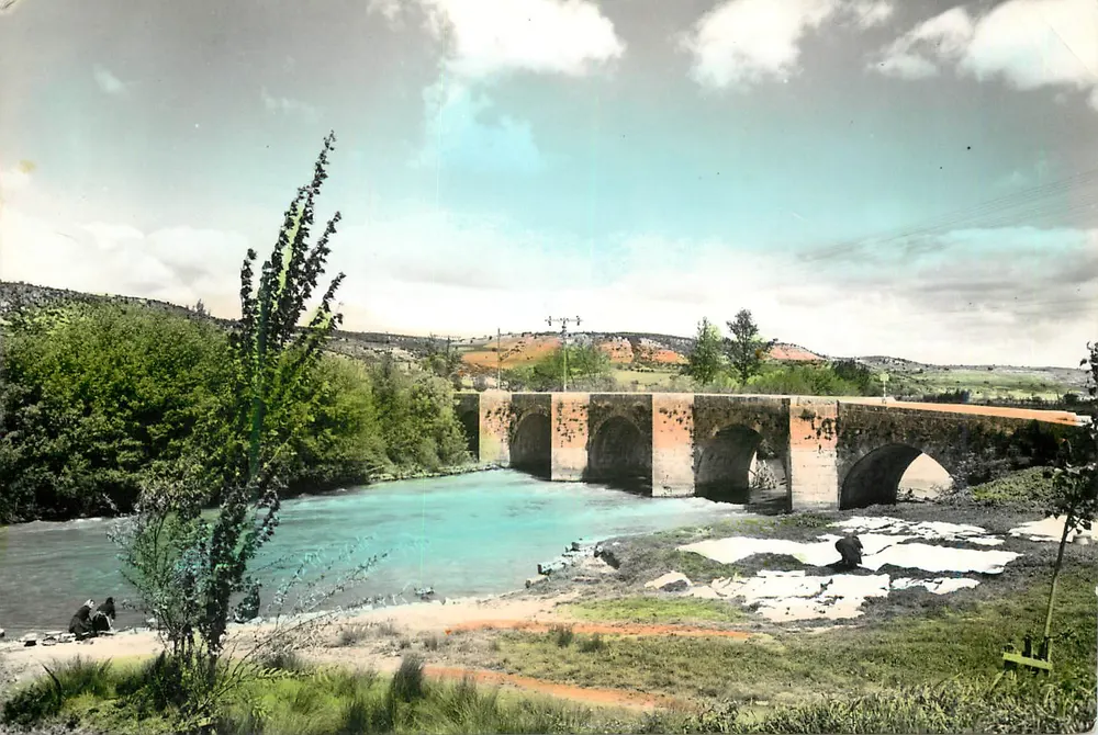 Quintana del Puente — Brücke über die Arlanza — Éditions Sicilia, Zaragoza - Vorderseite
