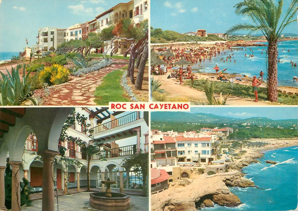 Roc San Cayetano — Costa Dorada, Tarragona — Éditeur Raymond - Recto