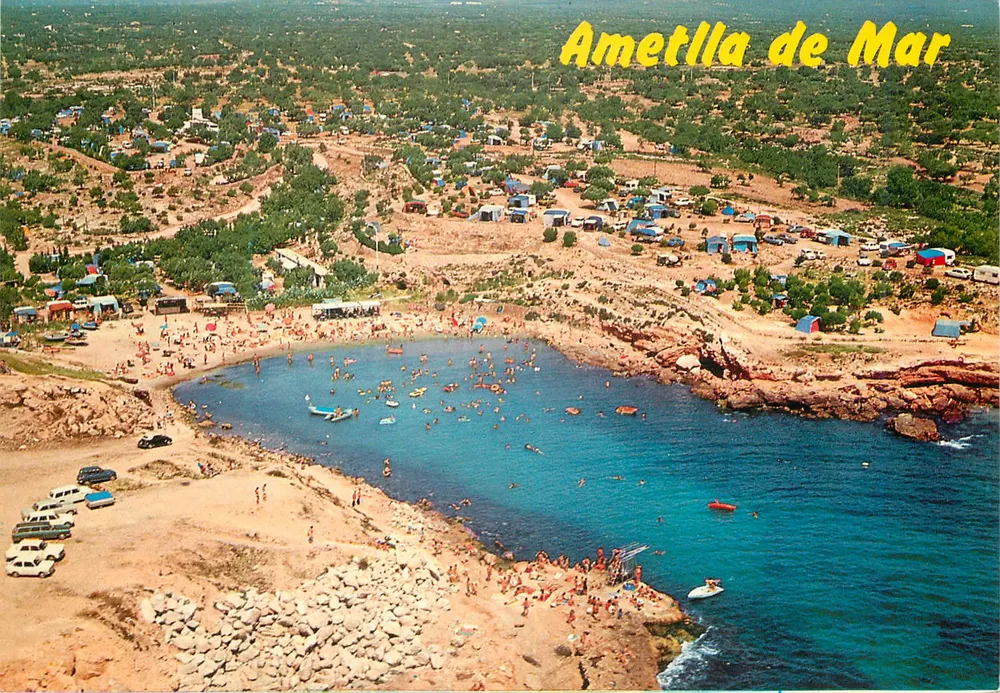 Ametlla de Mar — vue aérienne — Photo color RAYMOND - Recto