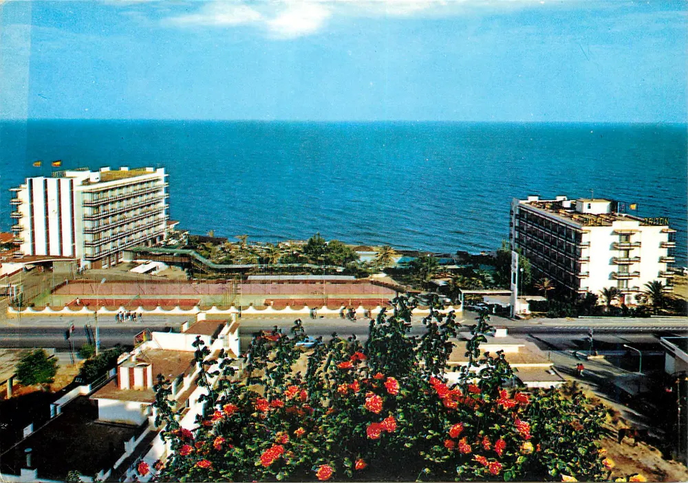Benalmádena - Costa - Vue aérienne Hôtel Tritón - Recto