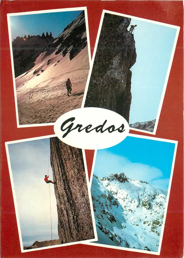 Gredos — montanhas nevadas e escaladores — STUDIO - Pelayar - Frente
